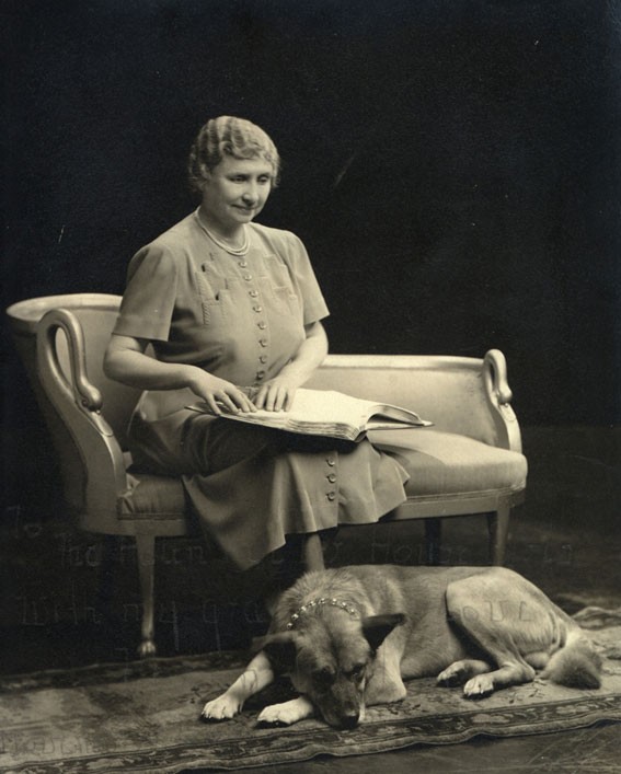 Helen Keller in around 1947