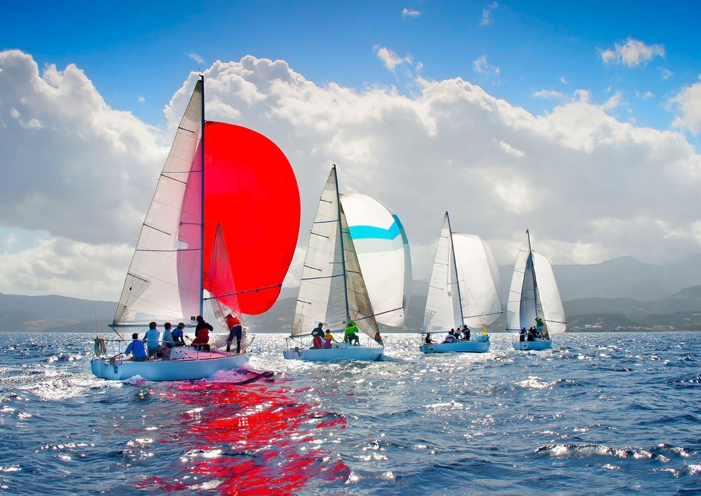 Sailcloth is commonly made from polyester.