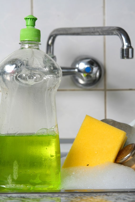 Washing-up liquid contains at least a dozen chemicals.