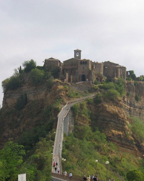 The Etruscan hilltop town of Civita di Bagnoregio