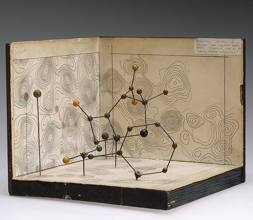 Hodgkin's model of the structure of pencillin