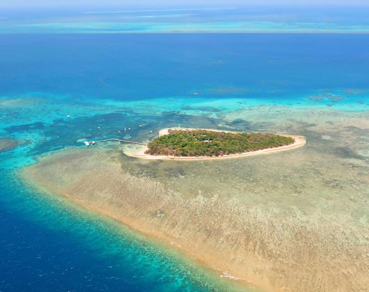 A cay on the Great Barrier Reef