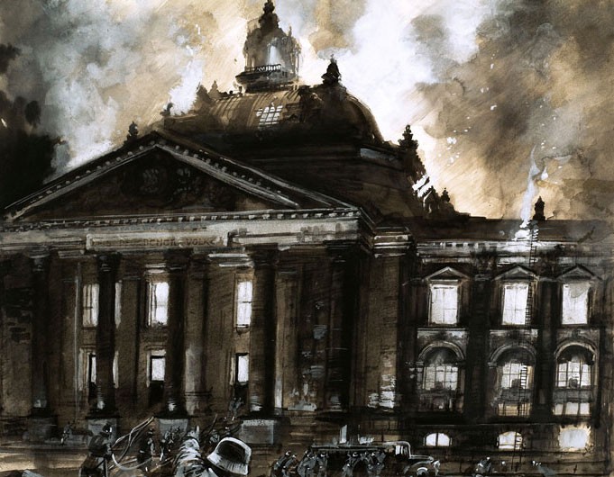 The burning of the Reichstag