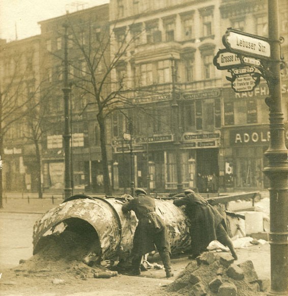 The uprising in Berlin in 1919