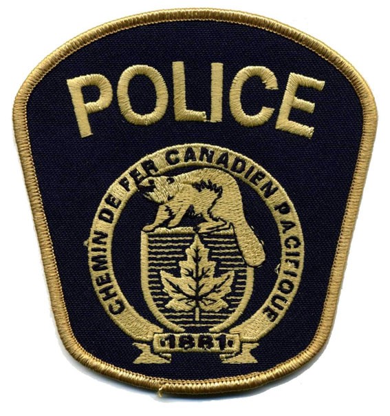 Police badge in French
