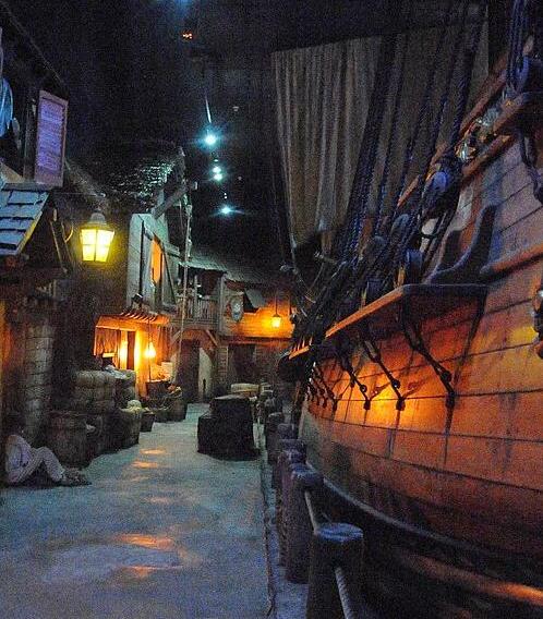 A replica of Blackbeard's flagship at the Nassau Museum