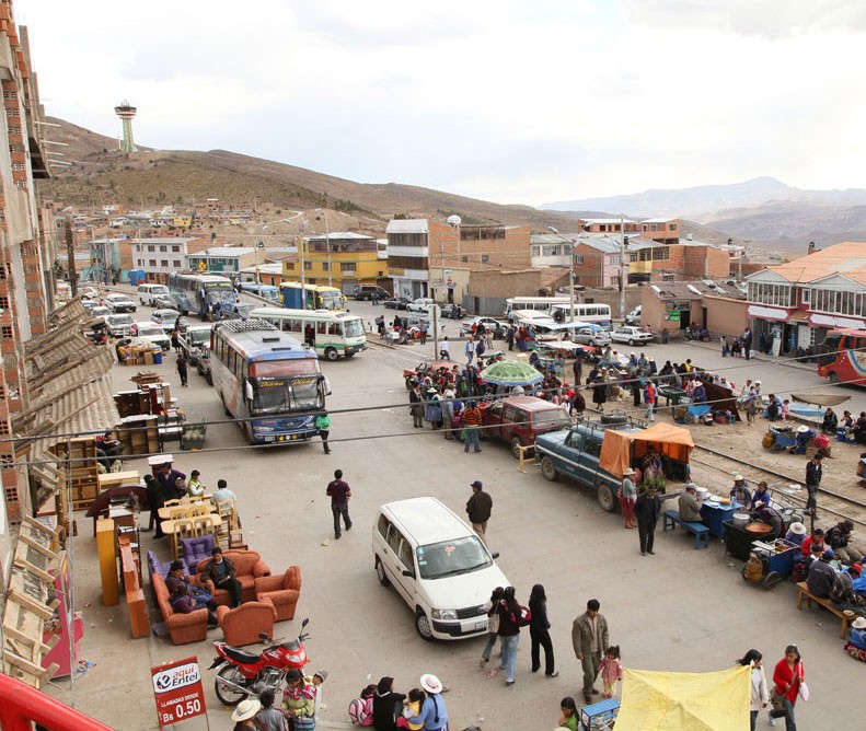 A street in Potosí