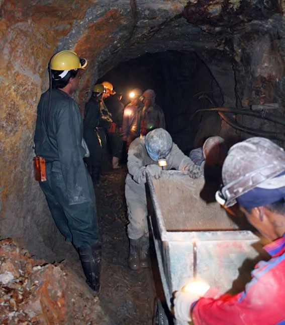Bolivian miners