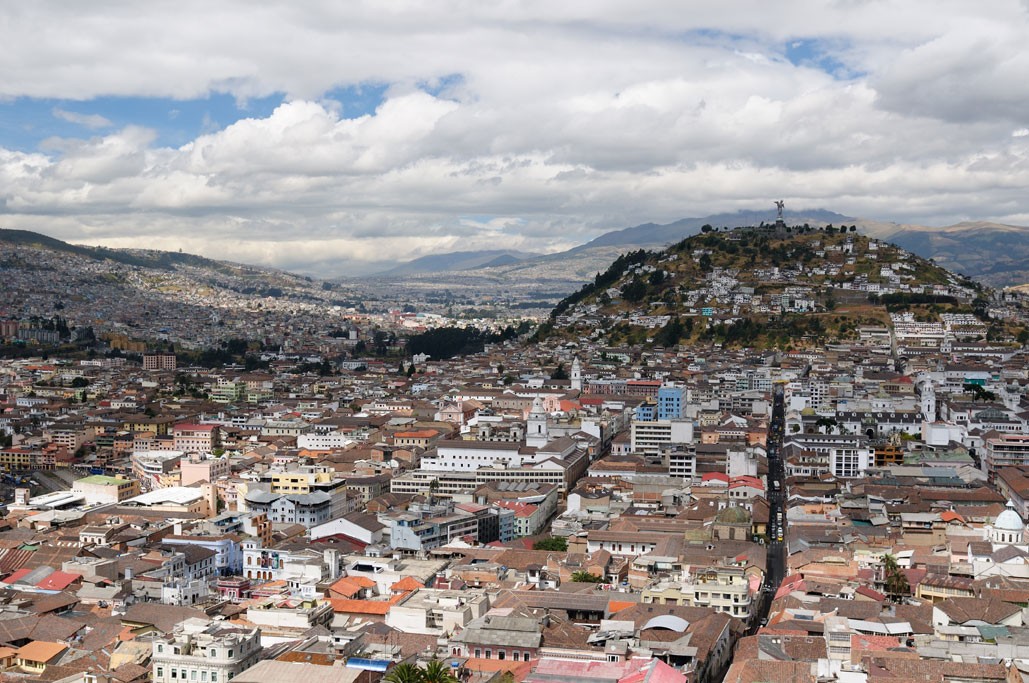 A view of Quito