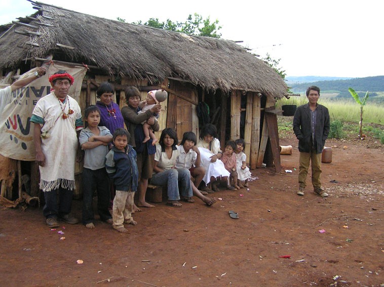Guaraní tribal people of Paraguay