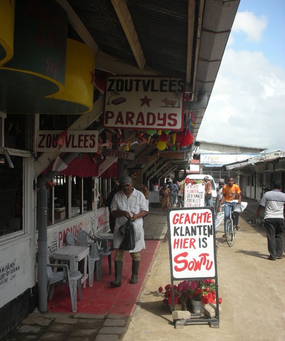 Signs in Dutch in Paramaribo