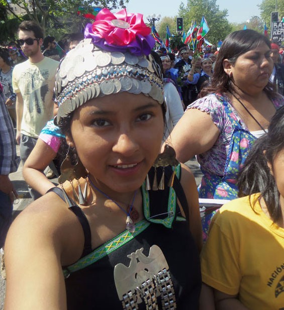 Mapuche Indian woman