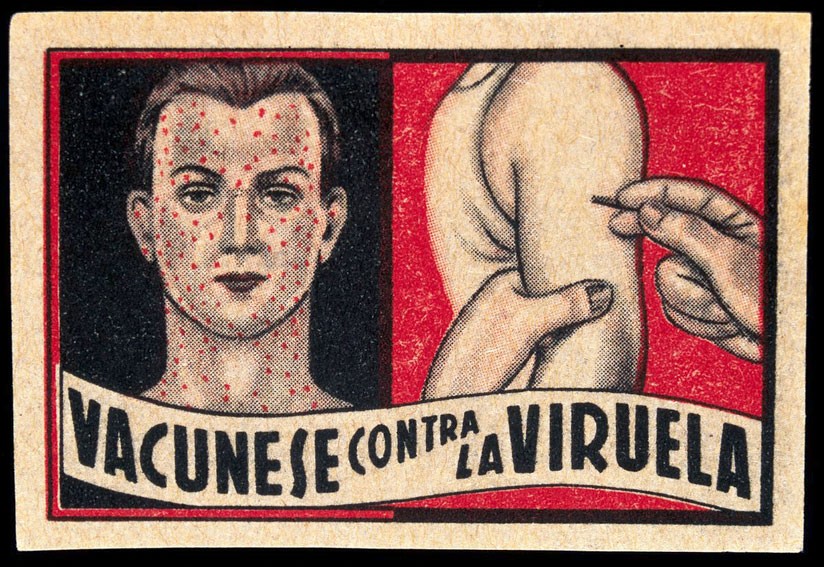 Spanish poster for smallpox vaccination 