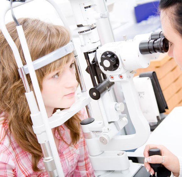 An ophthalmic examination