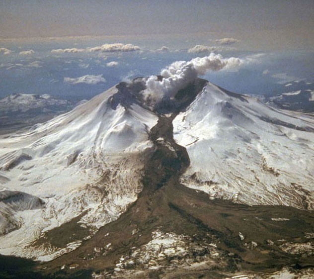 Lahar, Mt St Helen's, Washington State, 1982