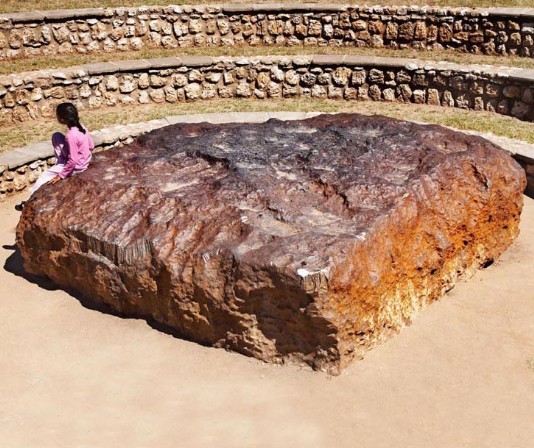 The Hoba meteorite, Namibia, Africa