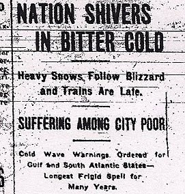Headline on 13th January 1912, Michigan, USA