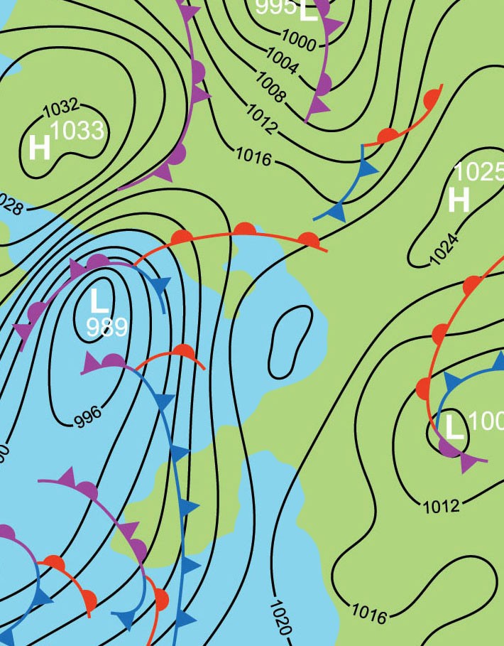 Weather map