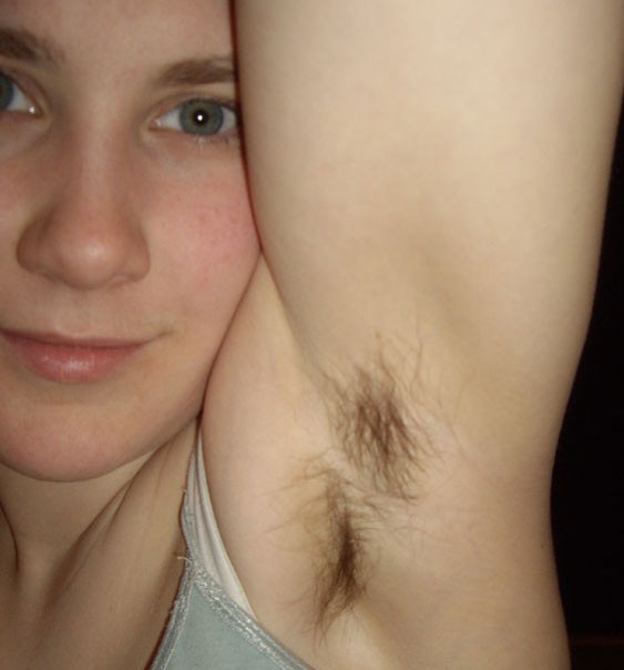 Underarm hair appears during puberty