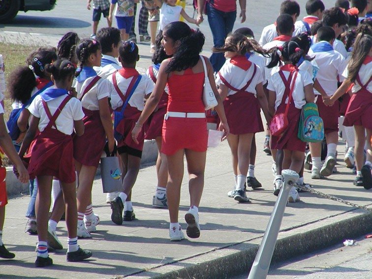 Schoolchildren in Cuba
