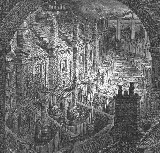 London slums in the 19th century