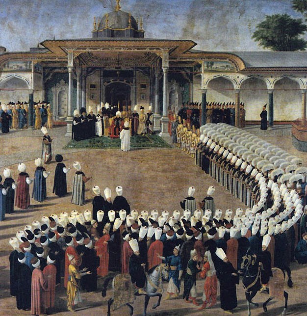 Sultan Selim III at his palace, 1789