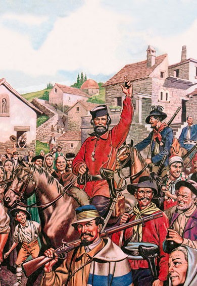 Garibaldi's triumphant arrival in Naples