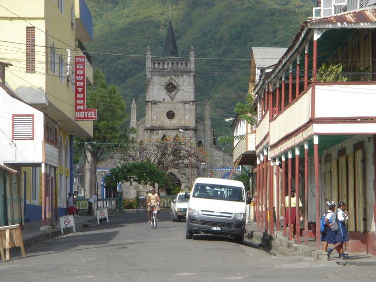 Street scene, Soufrière