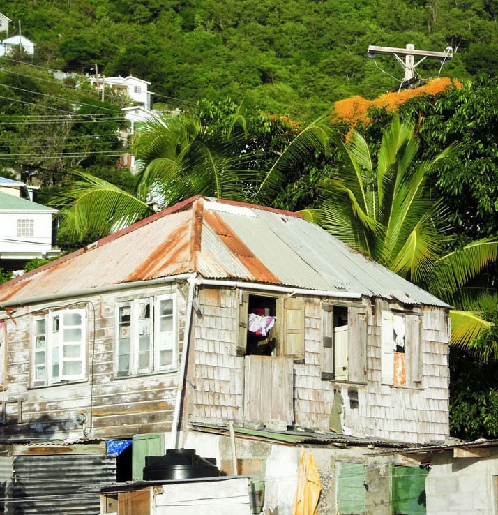 Traditional wooden house, Bequia