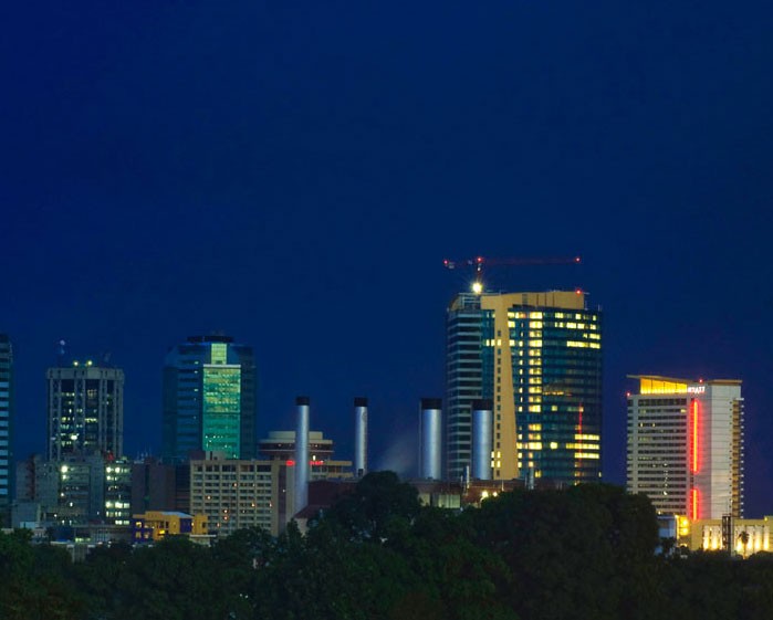 Port of Spain skyline