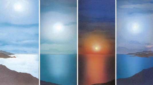 Midnight sun in Scandinavia