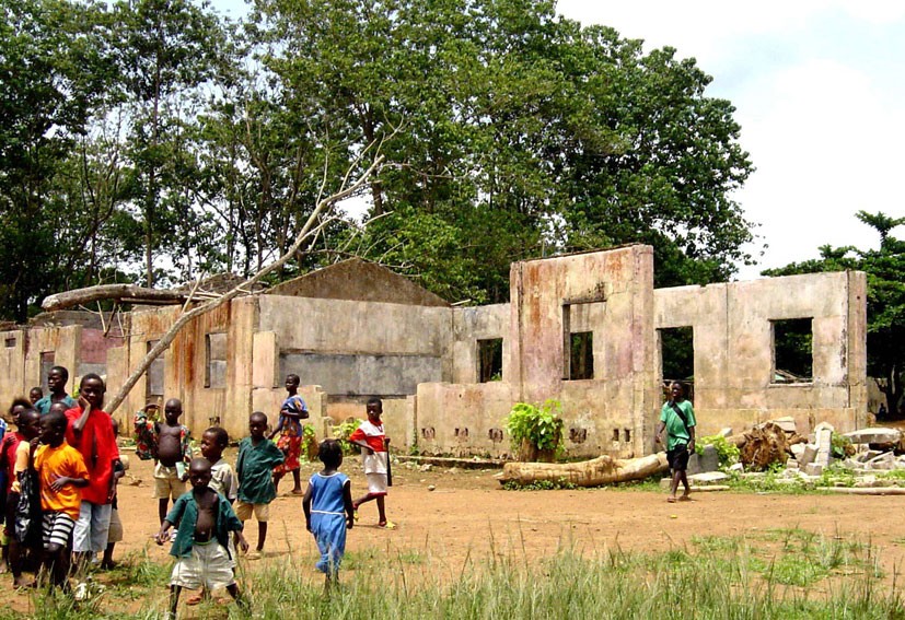 A school destroyed the Civil War