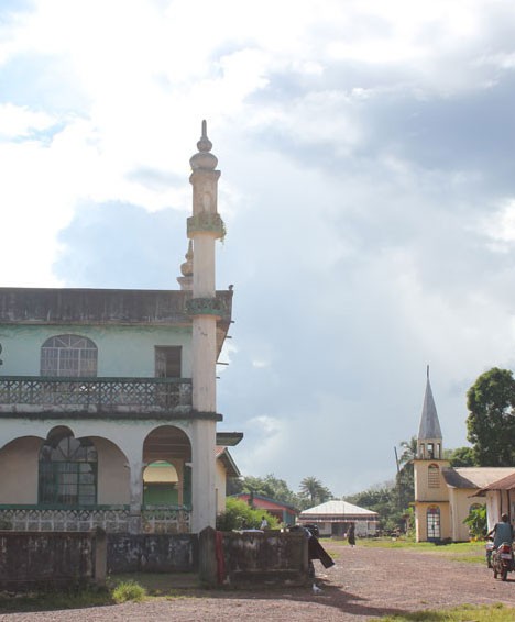Mosque and church, Pendembu