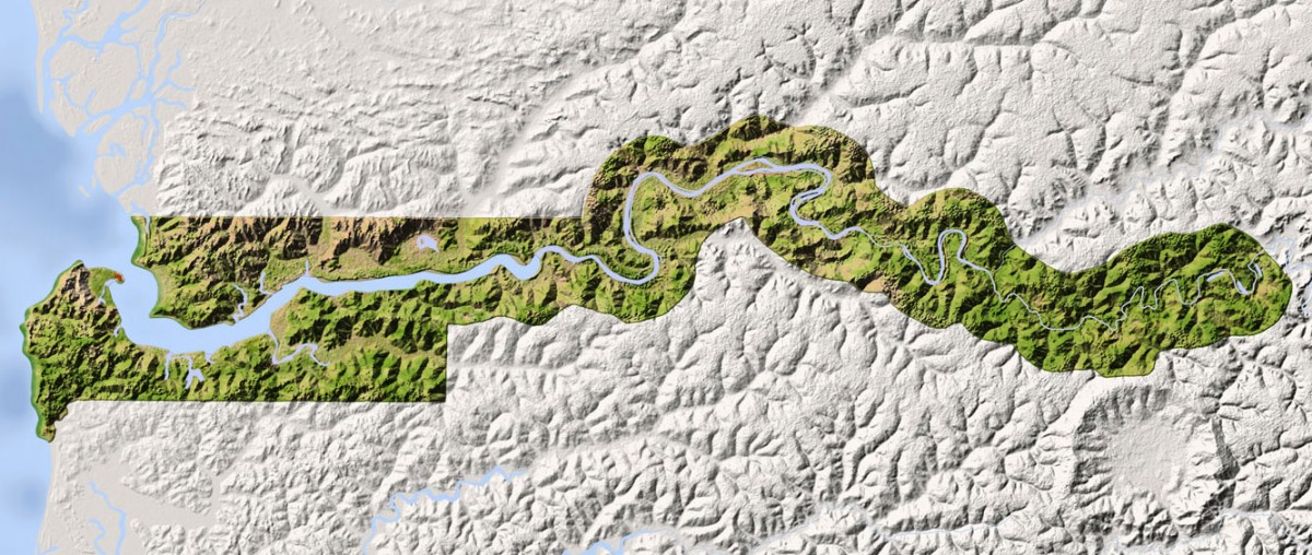 A map of the Gambia