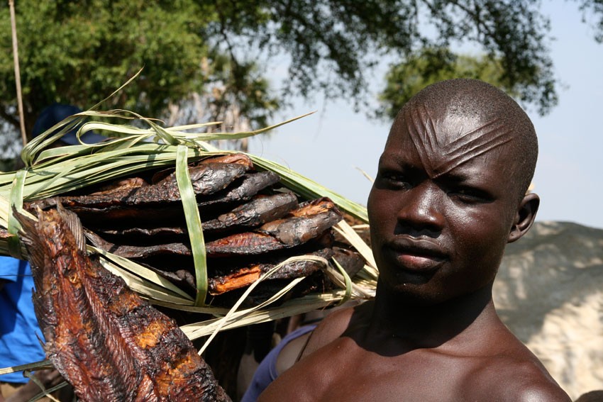 Mundari fisherman