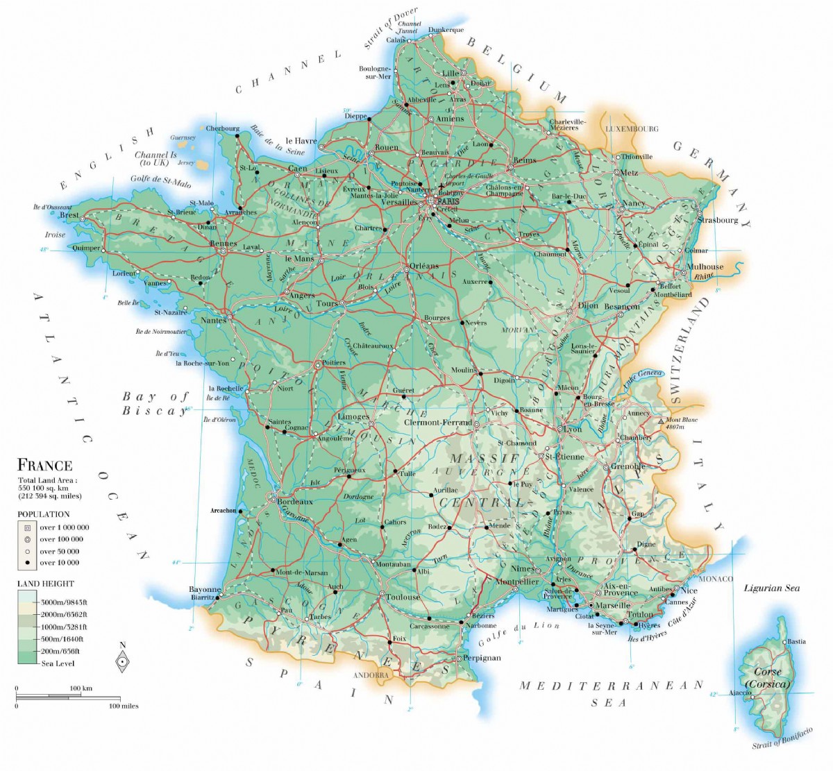 A map of France