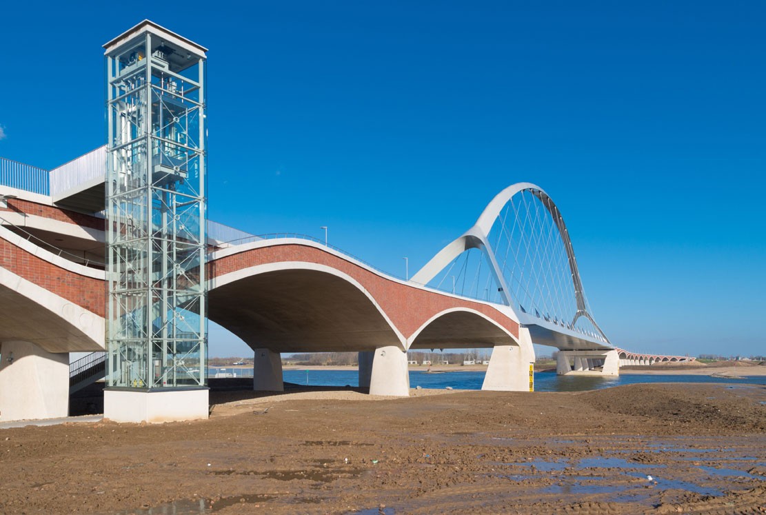 De Oversteek bridge, Nijmegen