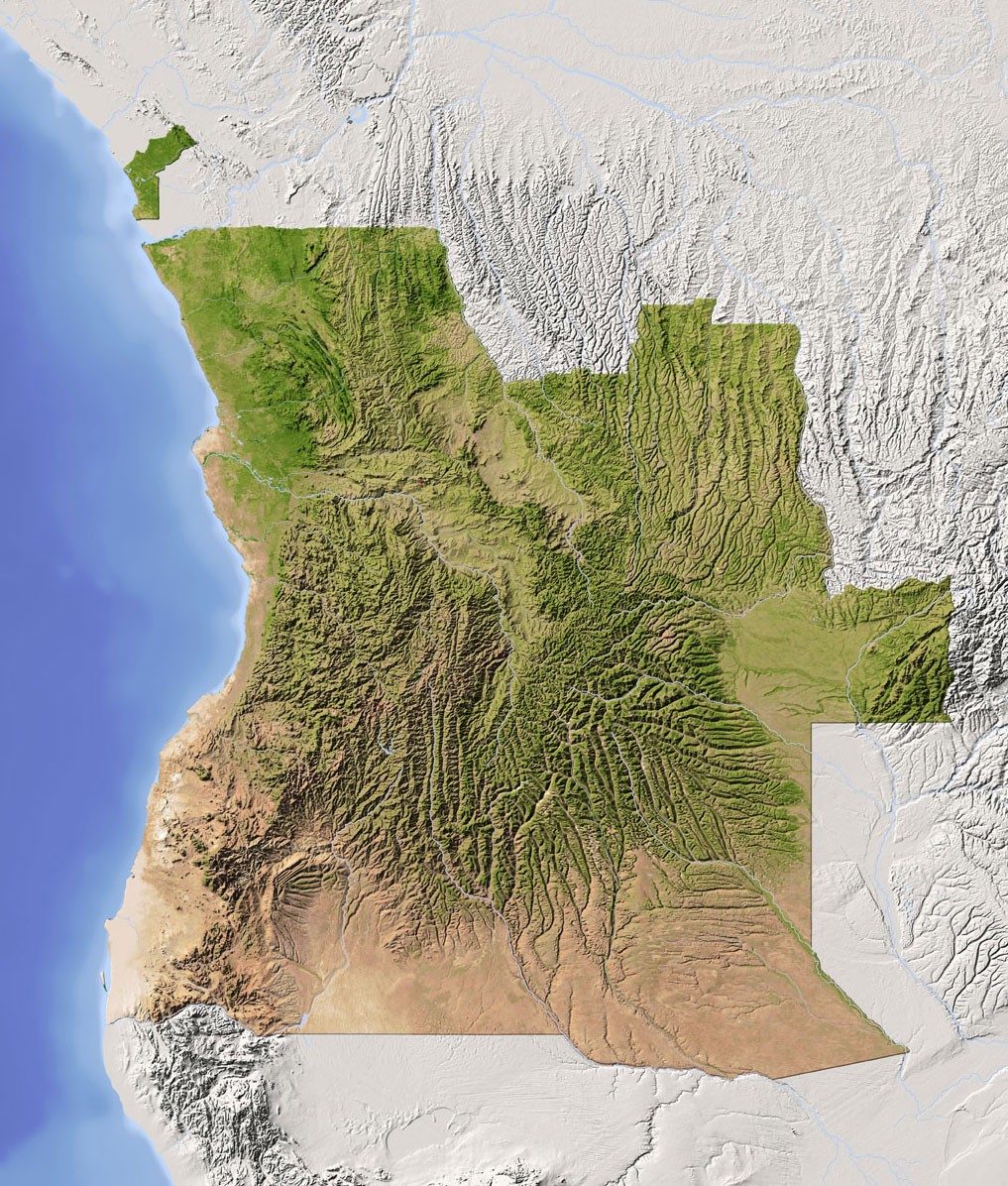 A map of Angola