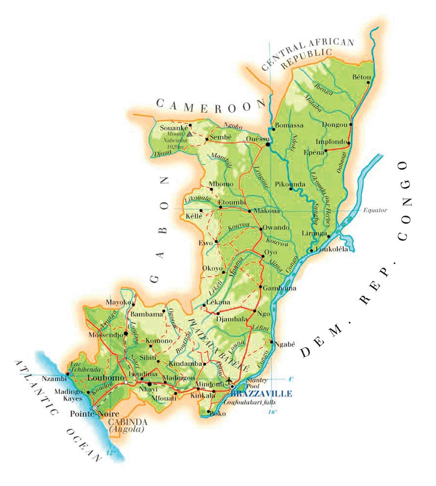 A map of Congo