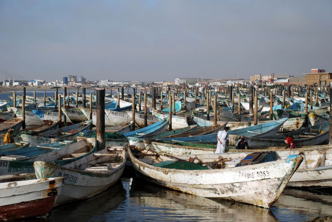 Fishing boats, Nouadhibou harbour