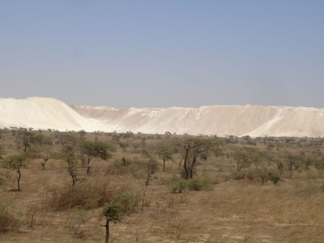 Phosphate surface mine, western Senegal