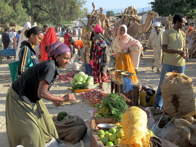Market in Keren