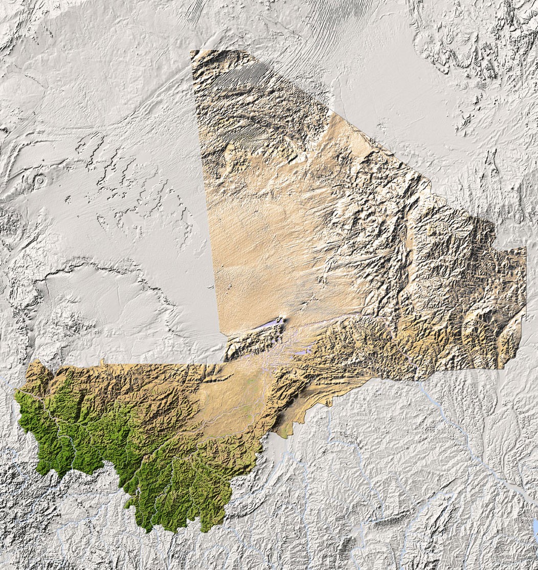 A map of Mali