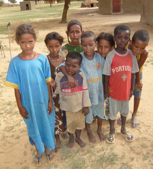 Tuareg children, N'Tillit