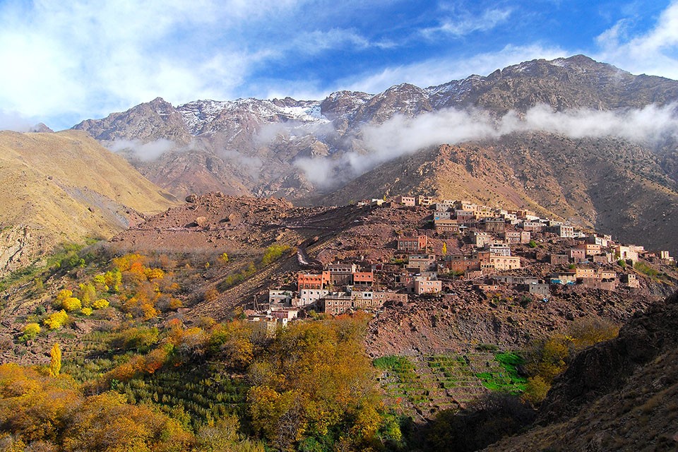 Mountain village in the High Atlas