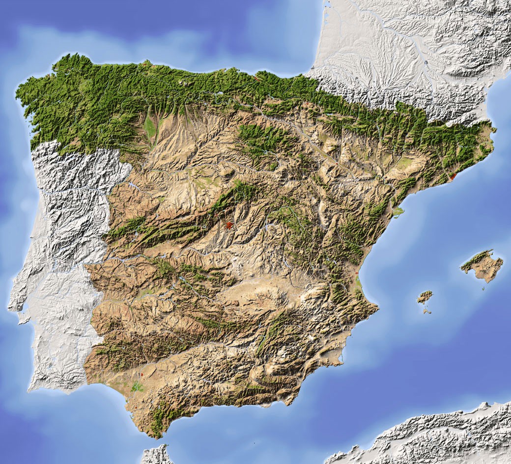 A map of Spain