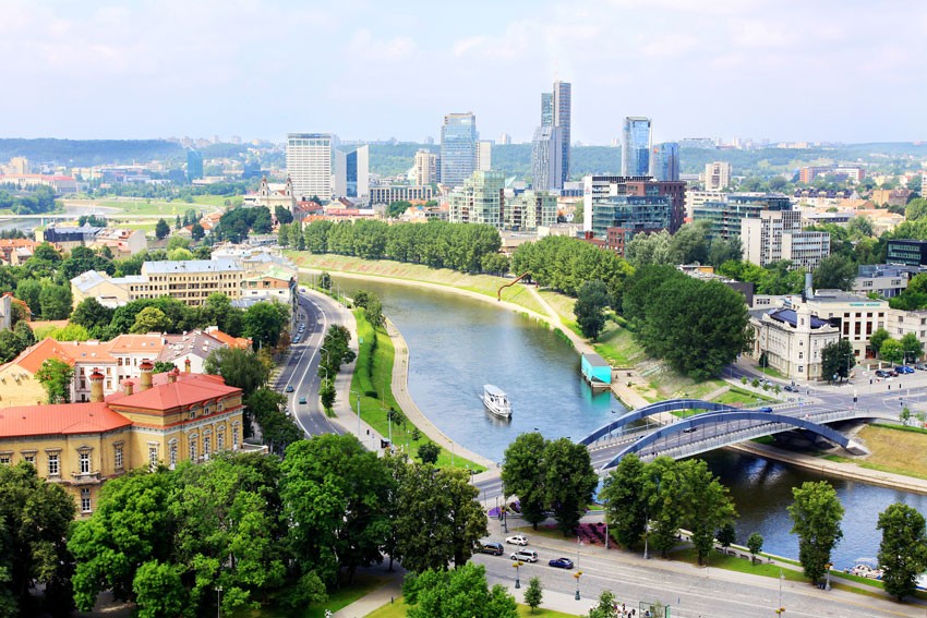 A view of Vilnius