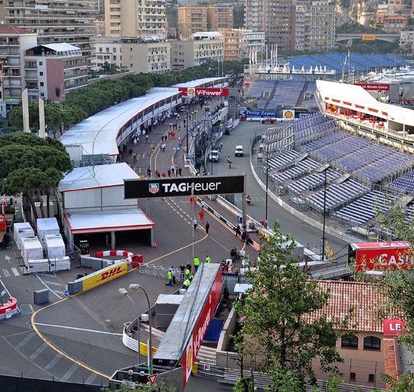 Preparation for the Monaco Grand Prix