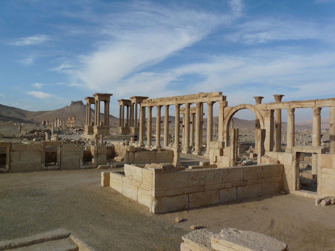 The ruins of Palmyra