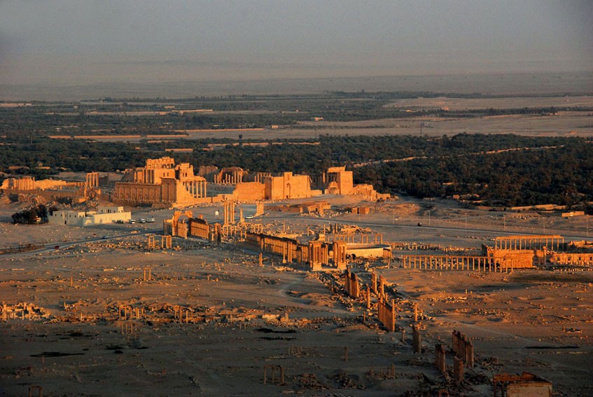 Panoramic view of Palmyra